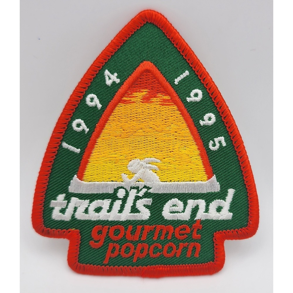 Boy Scouts Trails End Gourmet Popcorn 1994-1995 Official Patch Nos 3 1/2" tall